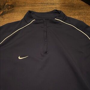 Nike Dark Blue Half-Zip Top